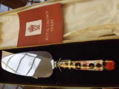 Royal Crown Derby cake slicer