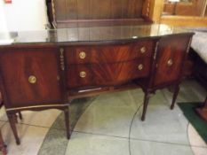 Flame mahogany Regency style sideboard