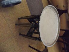 Copper topped Indian table