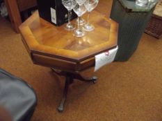 Octagonal wine table