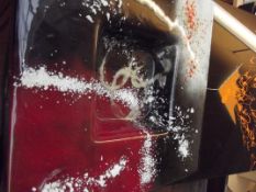Two pieces of art glass