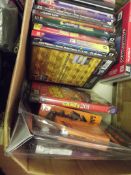 Box of various computer games