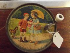 Vintage toy musical box, working