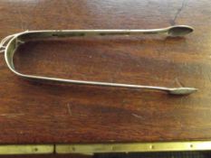 Georgian sugar tong, silver