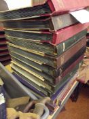 14 folders full of HMV 78 records