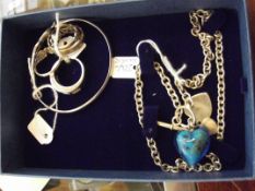 Collection of silver jewellery