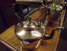Victorian copper kettle
