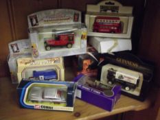 Collection of boxed Corgi and other cars