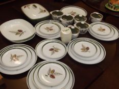 Set of Langley retro table ware