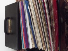 Two boxes of LP's