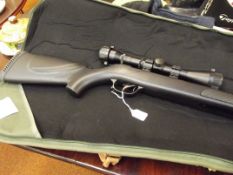 Krall Devil Denon break barrel .22 air rifle with
