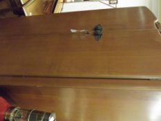 Fitted gent's oak wardrobe