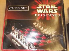 Star Wars Episode I complete chess set