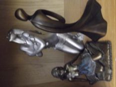 Three modern figures