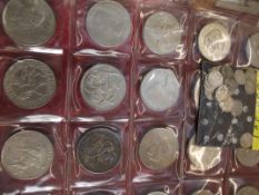 A Album of British coins to include Victorian crow