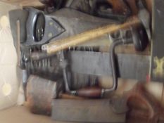 Box of vintage tools