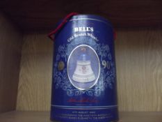 Wade unopened 1990 Bell's whiskey decanter