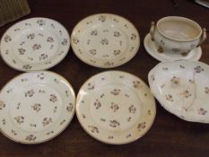 Part set of early 19th century Crown Derby, some A