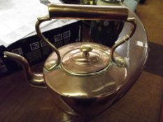 Victorian copper kettle