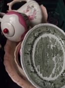 Large box glass and ceramics