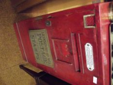 Vintage wooden postbox