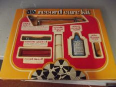 Vintage unused bib record care kit