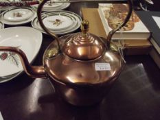 Victorian copper kettle