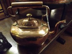 Victorian copper kettle