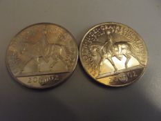 Two £5 coins