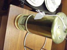 Brass miner's lamp
