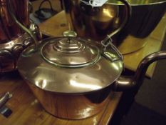 Victorian copper kettle