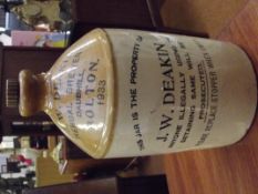 Bolton related stoneware bottle
