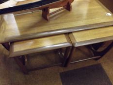 G-Plan nest of three tables in teak