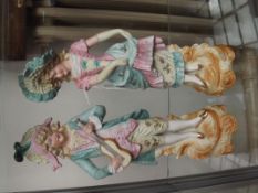 Pair of bisque figures