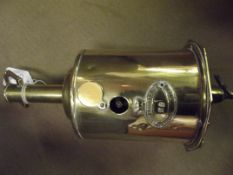 Victorian clockwork brass bottle 'spit' jack