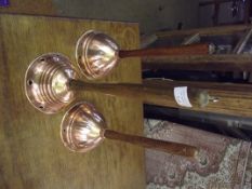 Three copper possers