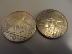 Two £5 coins