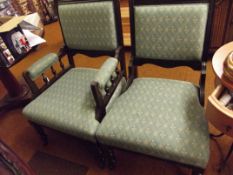 Pair of late Victorian lady's and gentleman's salo