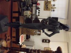 Large modernist figure of a lady, matt finish