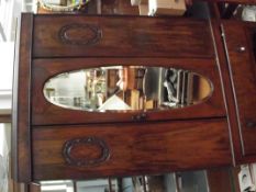Victorian mirrored wardrobe