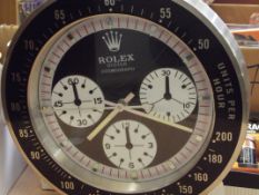 Rolex dealers wall clock. Rolex Oyster Cosmograph