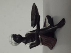 Cold painted bronze, in the style Bergman