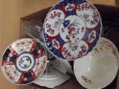 Various ceramics to include Japanese Imari plate