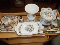 Collection of Masons ironstone, Aynsley pottery an