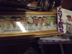 Bolton Wanderers framed print together with relate