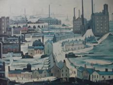 Lowry print on board