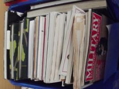 Collection of military magazines and books