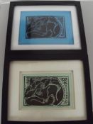 Pair of Karen Atherley pictures, signed and origin