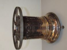 Silver plated gas burner