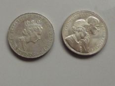 Two £5 coins